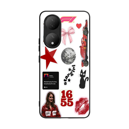 Formula 1 Fever back phone cover | glass case for Vivo-y100