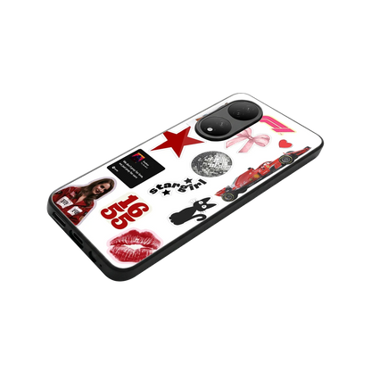 Formula 1 Fever stylish phone case for Vivo-y100 | glossy glass and slim fit