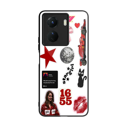 Formula 1 Fever back phone cover | glass case for vivo y16