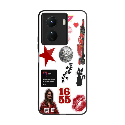 Formula 1 Fever back phone cover | glass case for vivo y16