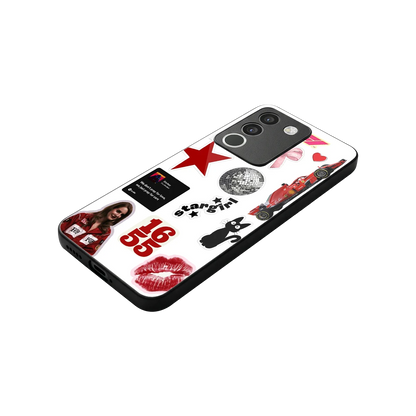 Formula 1 Fever stylish phone case for vivo y200 5g | glossy glass and slim fit