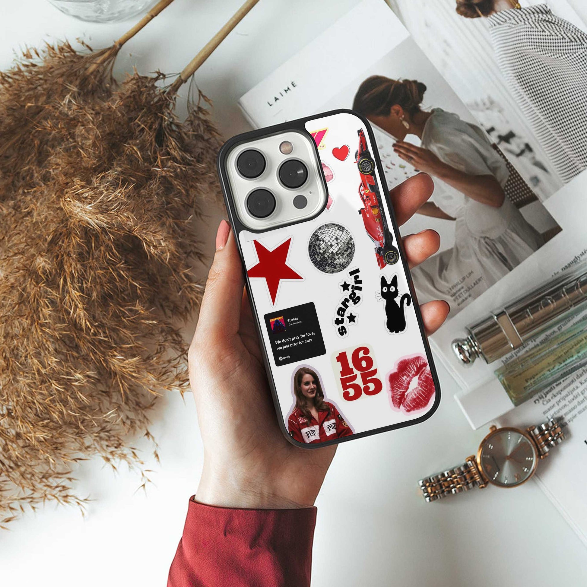 Formula 1 Fever luxury glass phone case for iPhone 16 | scratch and drop resistant