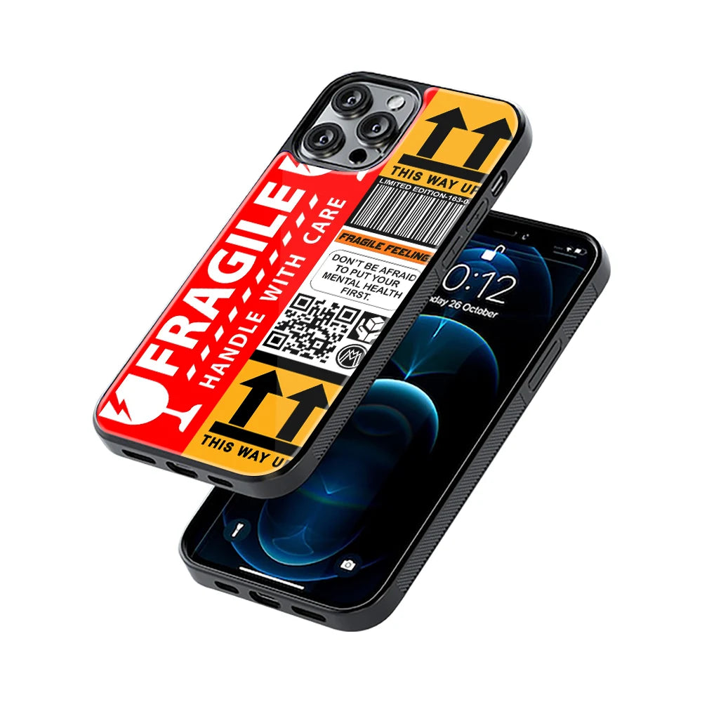 Protective Glass Back Phone Case Compatible with iPhone, Samsung, OnePlus, Pixel & More