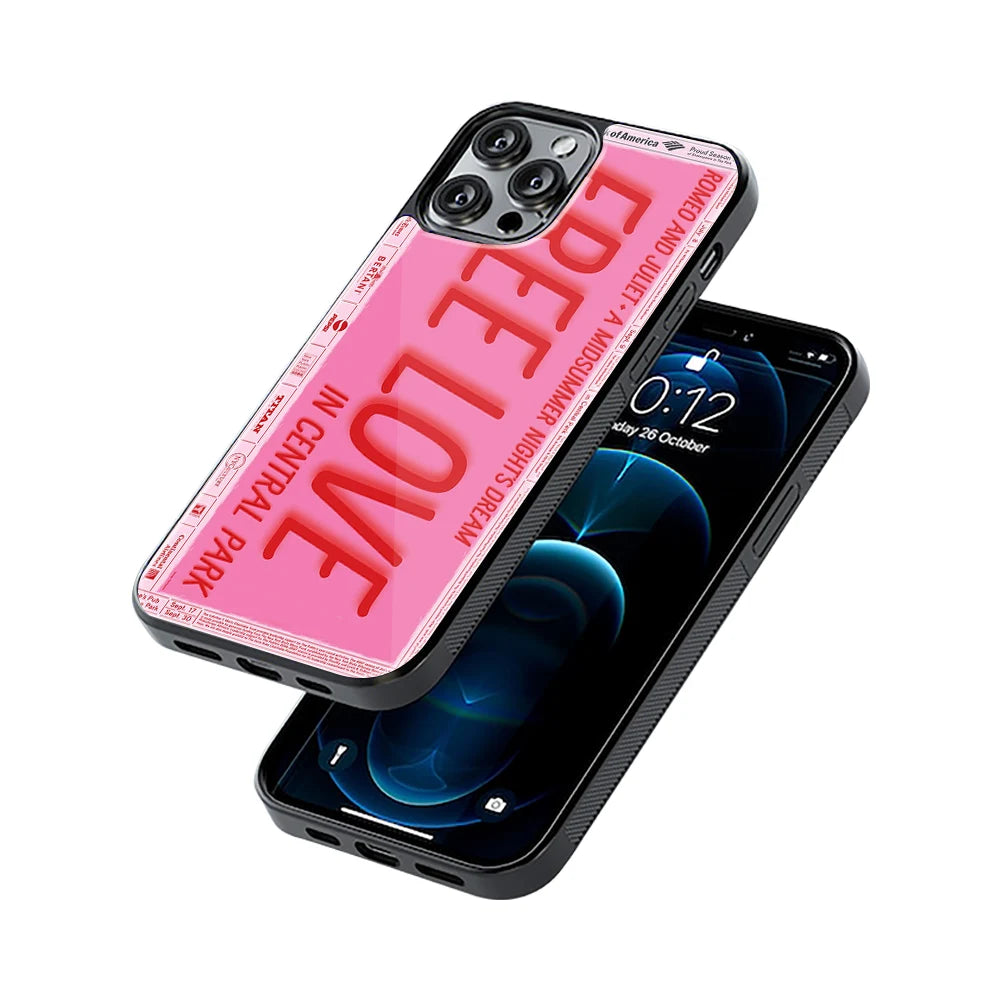 Protective Glass Back Phone Case Compatible with iPhone, Samsung, OnePlus, Pixel & More