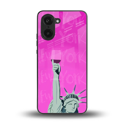 Freedom Toast back phone cover | glass case for oneplus nord ce5 5g