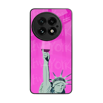 Freedom Toast back phone cover | glass case for oneplus 13