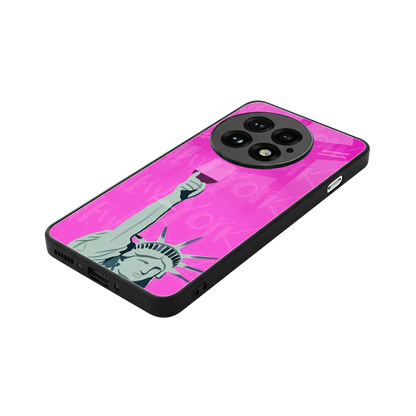 Freedom Toast stylish phone case for oneplus 13 | glossy glass and slim fit