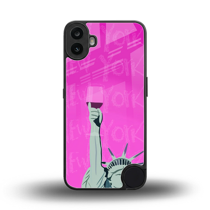 Freedom Toast back phone cover | glass case for cmf nothing phone 1