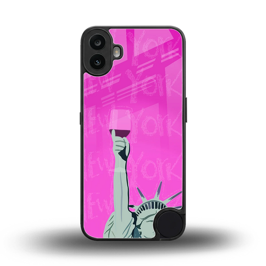 Freedom Toast back phone cover | glass case for cmf nothing phone 1