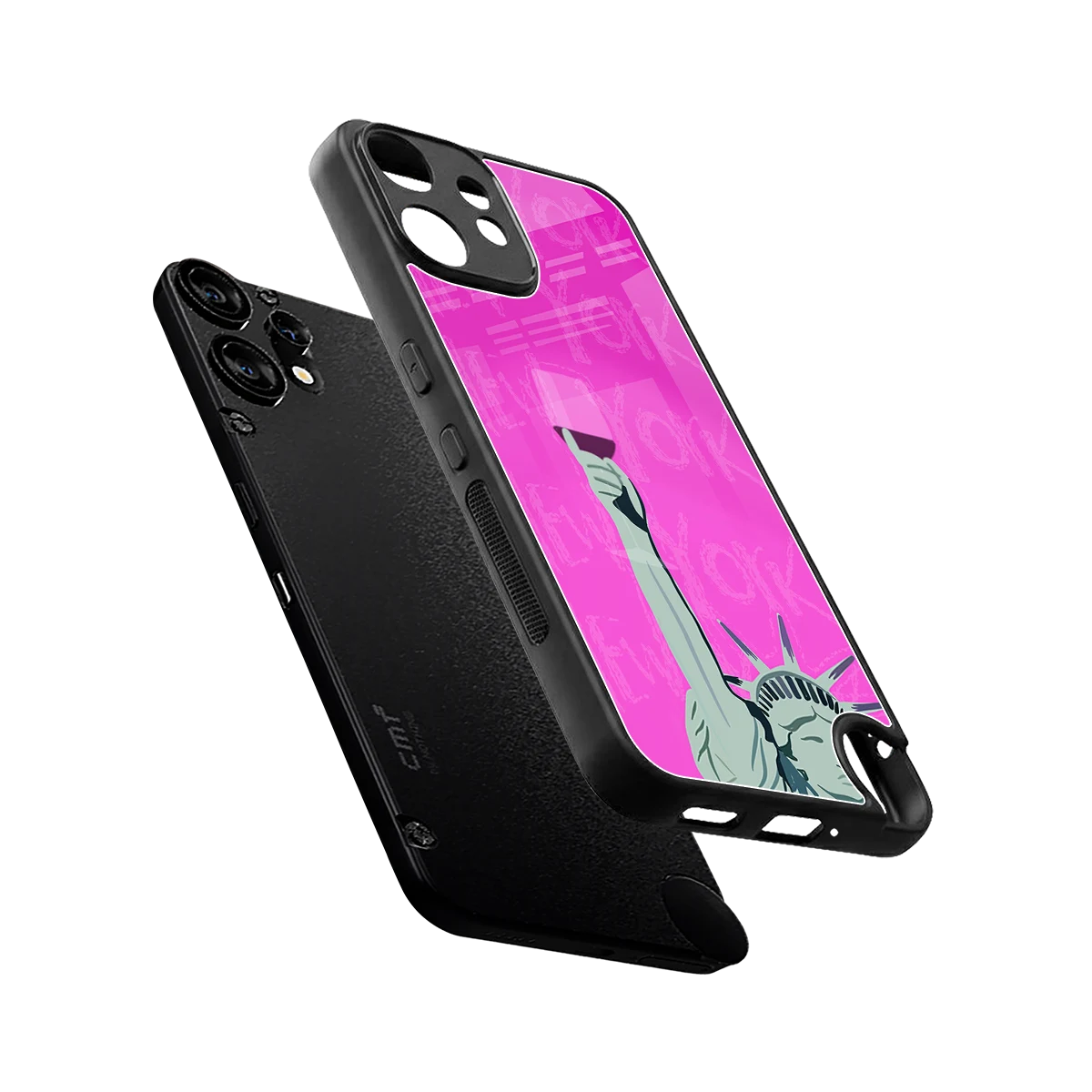 Freedom Toast sleek cmf nothing phone 2 pro cover with tempered glass back and TPU edges