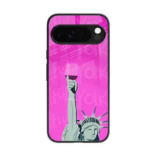 Freedom Toast back phone cover | glass case for google pixel 10 pro xl