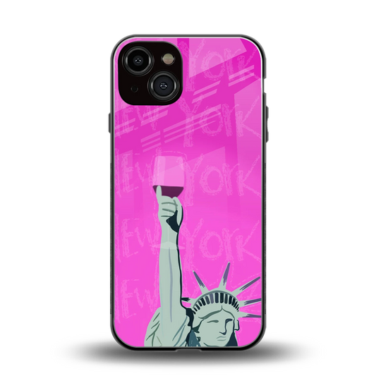 Freedom Toast back phone cover | glass case for iphone 13