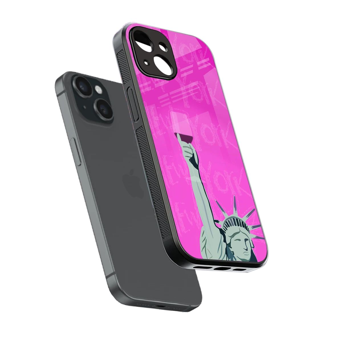 Freedom Toast sleek iphone 13 cover with tempered glass back and TPU edges