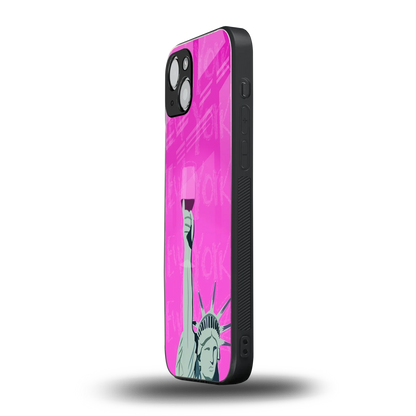 Freedom Toast iphone 14 plus mobile cover | shockproof glass phone case