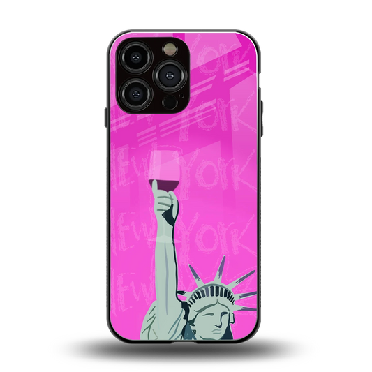 Freedom Toast back phone cover | glass case for iphone 15 pro max