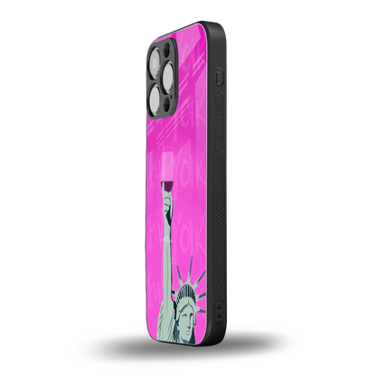 Freedom Toast iphone 15 pro max mobile cover | shockproof glass phone case