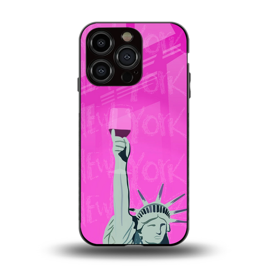 Freedom Toast back phone cover | glass case for iphone 15 pro