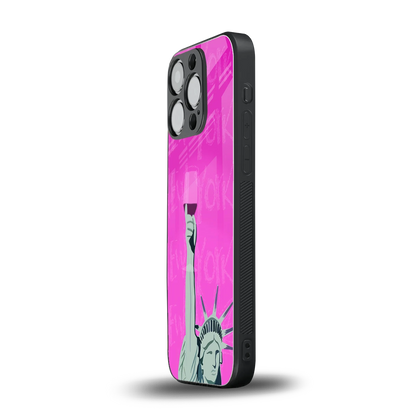 Freedom Toast iphone 15 pro mobile cover | shockproof glass phone case