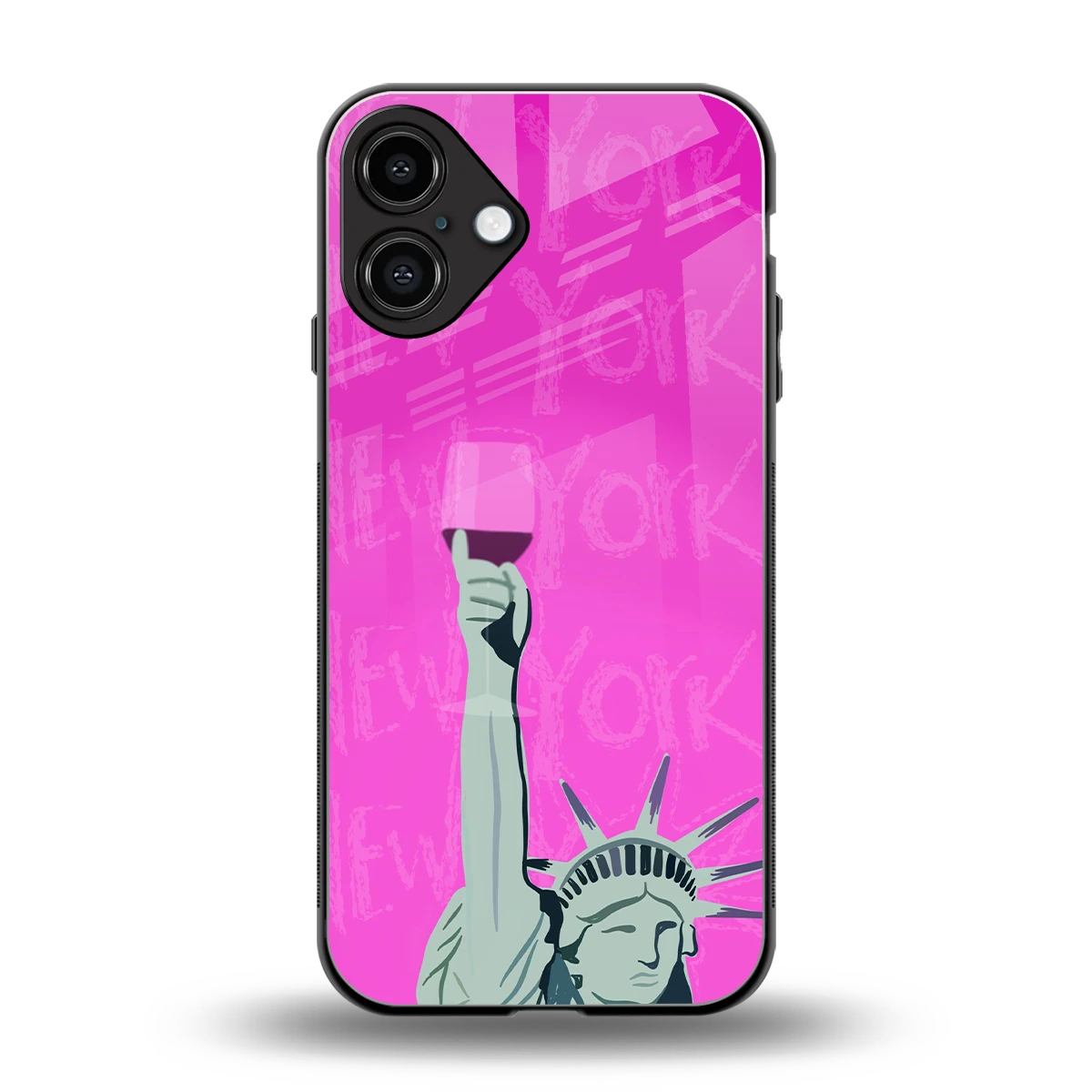 Freedom Toast back phone cover | glass case for iphone 16 plus