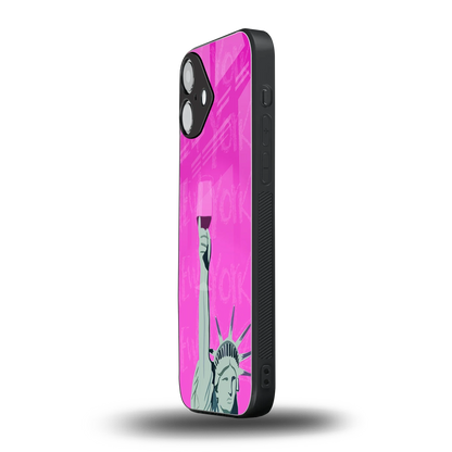 Freedom Toast iphone 16 plus mobile cover | shockproof glass phone case