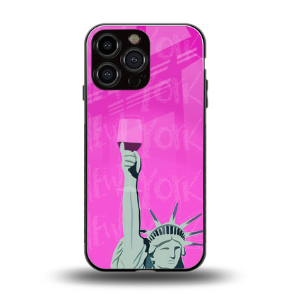 Freedom Toast back phone cover | glass case for iphone 16 pro max