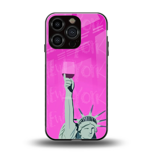 Freedom Toast back phone cover | glass case for iphone 16 pro