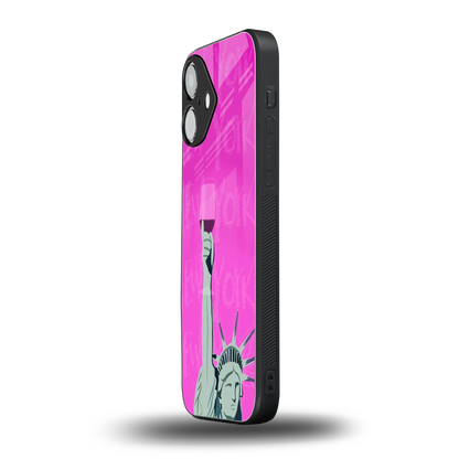 Freedom Toast iPhone 16 mobile cover | shockproof glass phone case