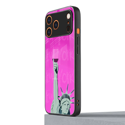 Freedom Toast iphone 17 pro mobile cover | shockproof glass phone case