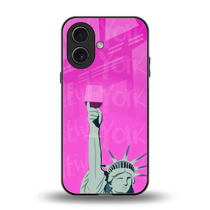 Freedom Toast back phone cover | glass case for iphone 17