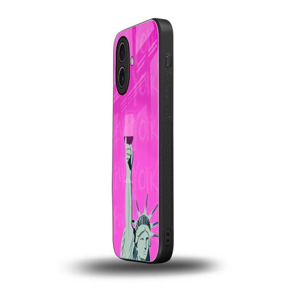 Freedom Toast iphone 17 mobile cover | shockproof glass phone case