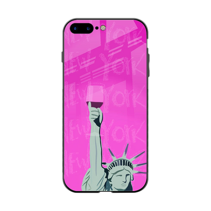 Freedom Toast back phone cover | glass case for iphone 8 plus