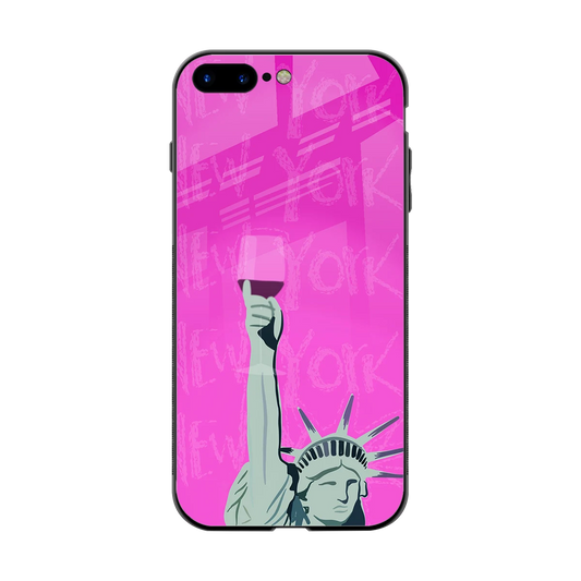 Freedom Toast back phone cover | glass case for iphone 8 plus