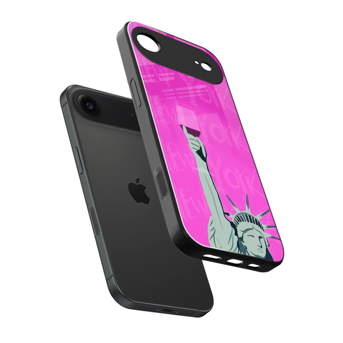 Freedom Toast sleek iphone air cover with tempered glass back and TPU edges