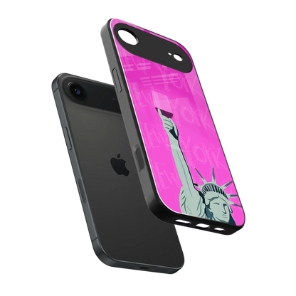 Freedom Toast sleek iphone air cover with tempered glass back and TPU edges