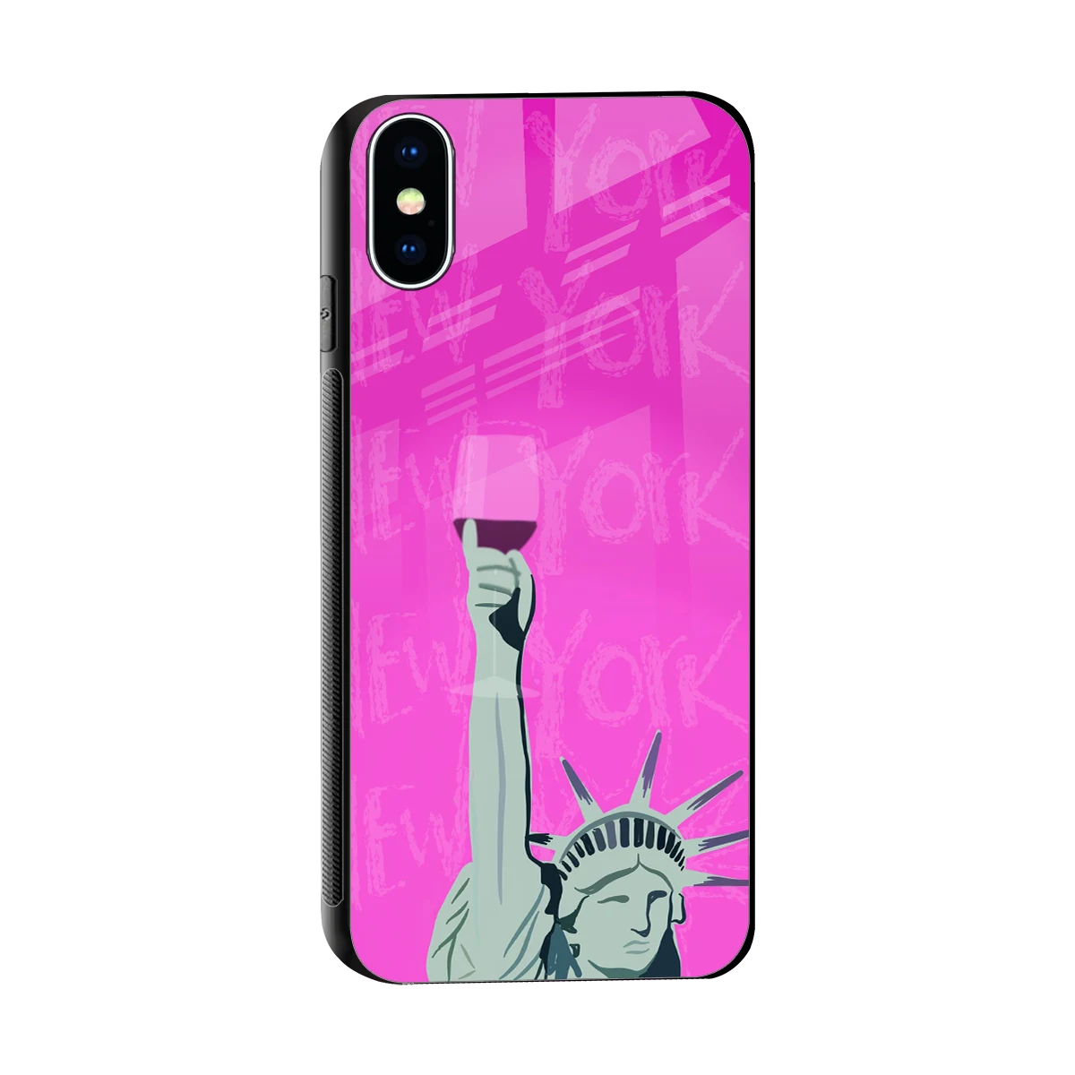 Freedom Toast sleek iphone x cover with tempered glass back and TPU edges
