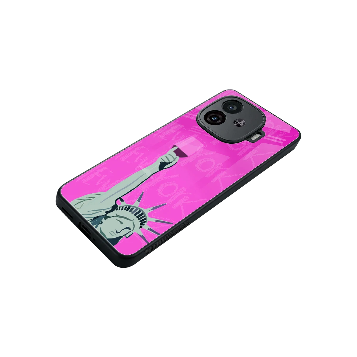 Freedom Toast stylish phone case for iqoo neo 10r 5g | glossy glass and slim fit