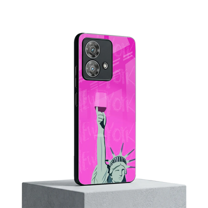 Freedom Toast motorola edge 40 neo 5g mobile cover | shockproof glass phone case