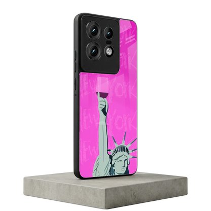 Freedom Toast motorola edge 50 pro mobile cover | shockproof glass phone case