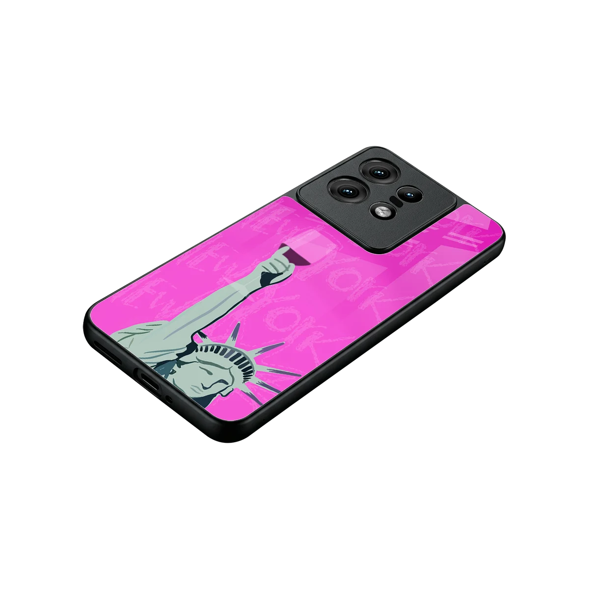 Freedom Toast stylish phone case for motorola edge 50 pro | glossy glass and slim fit
