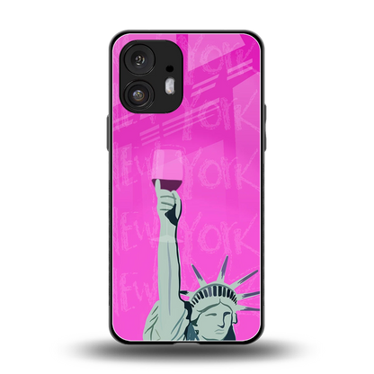 Freedom Toast back phone cover | glass case for nothing phone 2