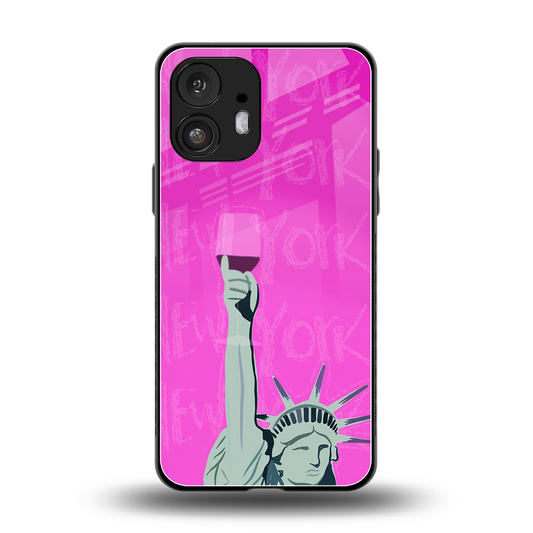 Freedom Toast back phone cover | glass case for nothing phone 2