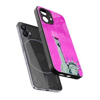 Freedom Toast sleek nothing phone 2 cover with tempered glass back and TPU edges