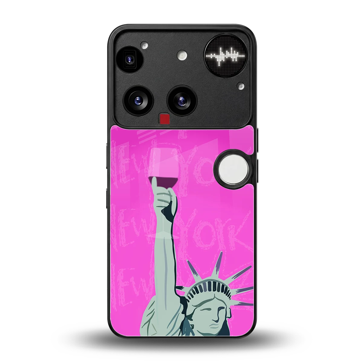 Freedom Toast back phone cover | glass case for nothing phone 3