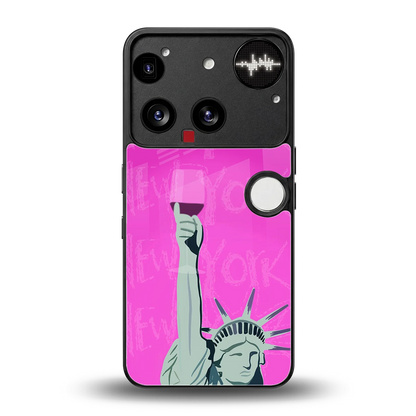 Freedom Toast back phone cover | glass case for nothing phone 3