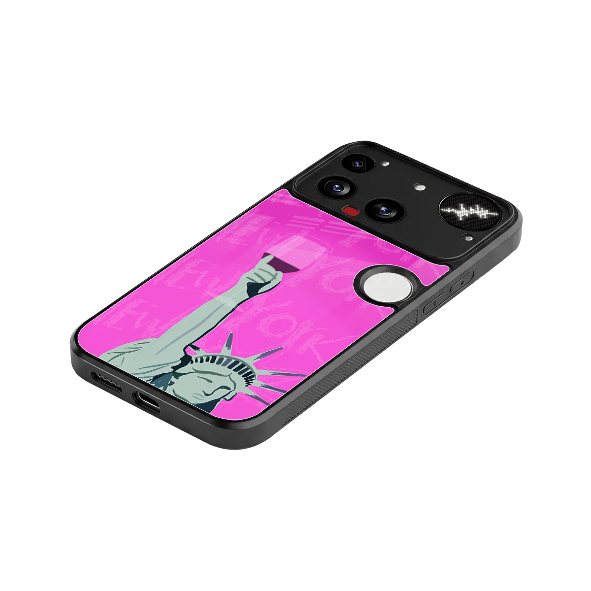 Freedom Toast stylish phone case for nothing phone 3 | glossy glass and slim fit