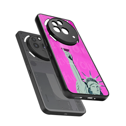 Freedom Toast sleek nothing phone 3a pro cover with tempered glass back and TPU edges