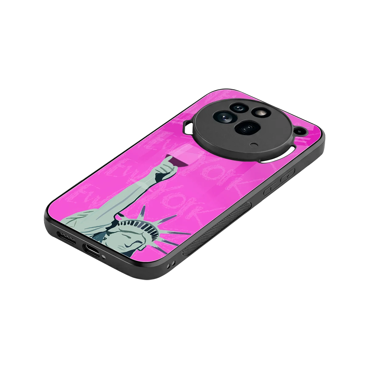 Freedom Toast stylish phone case for nothing phone 3a pro | glossy glass and slim fit