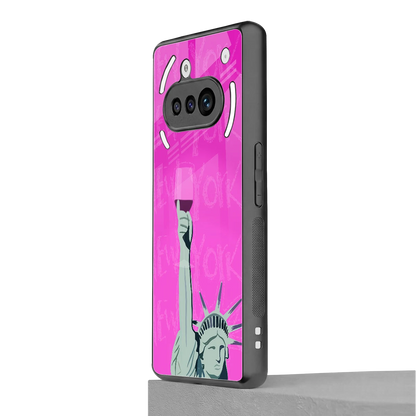 Freedom Toast nothing phone 3a mobile cover | shockproof glass phone case