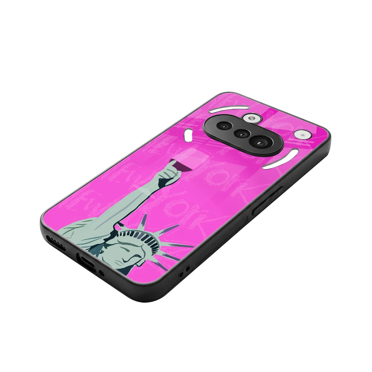Freedom Toast stylish phone case for nothing phone 3a | glossy glass and slim fit