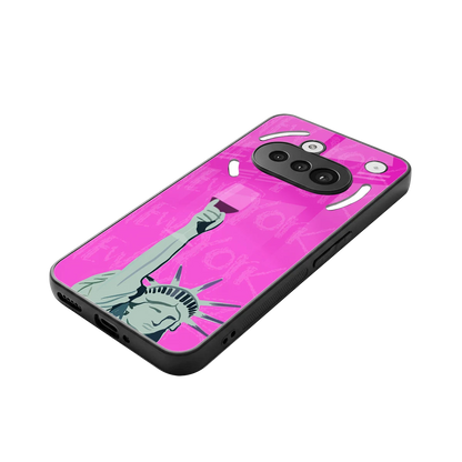 Freedom Toast stylish phone case for nothing phone 3a | glossy glass and slim fit